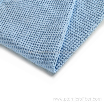 Microfiber waffle window cloth